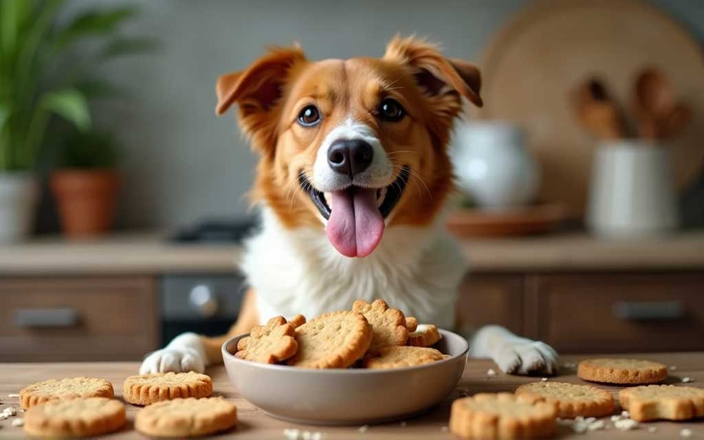 Galletas con atún para perros