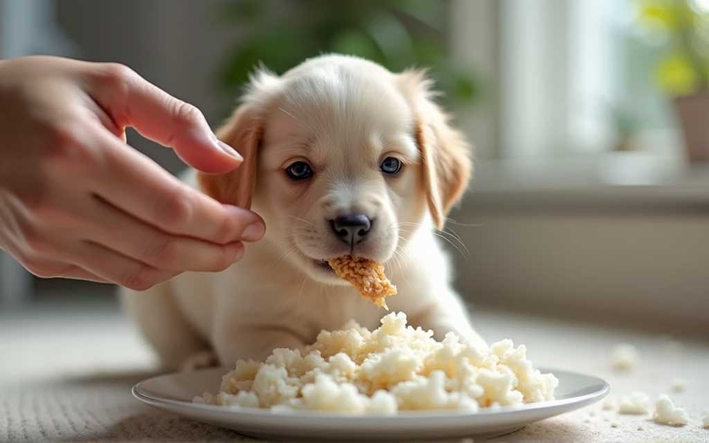 ¿Qué dar de comer a un cachorro con diarrea?